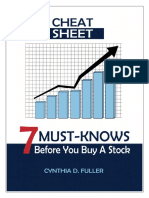 Cheat Sheet 7 Must Knows Before You Buy a Stock v.0 021020