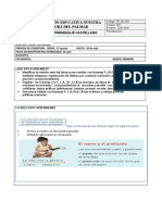 GUÍA DE APRENDIZAJE GUÍA 5 Castellano