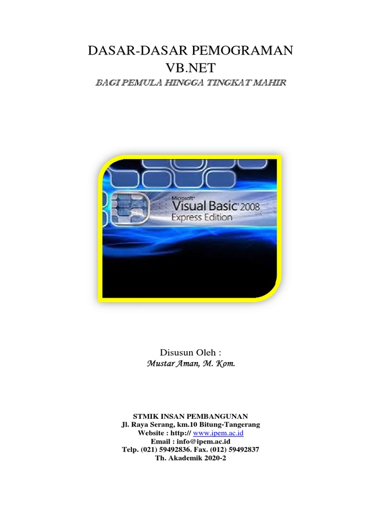 Dasar Pemrograman VB.NET untuk Pemula | PDF