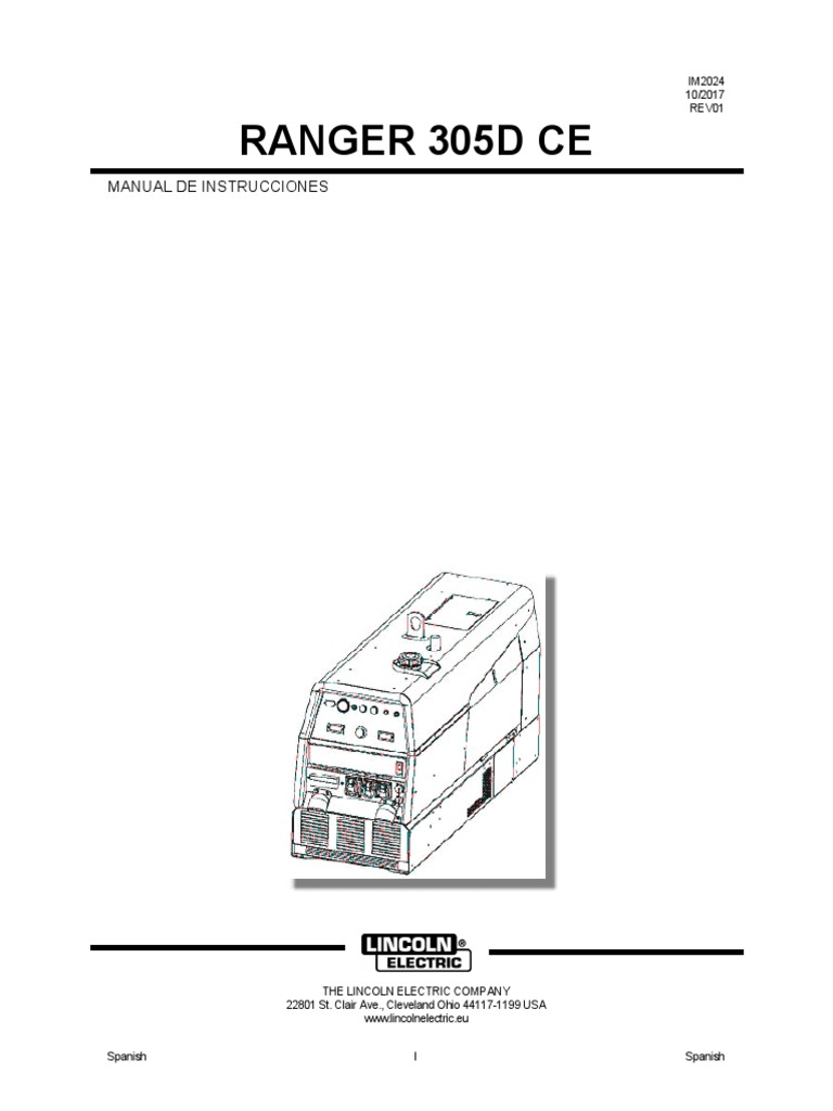 Ranger 305-SPA | PDF | Construcción | Soldadura