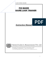 Instruction Manual: Pid Based Pressure Loop Trainer