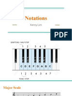 Notations on Musical Scales, Intervals, Forms & Analysis