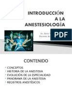 Introducción a la anestesiología: historia y evolución