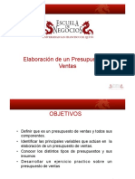 Elaboracion de Un Presupuesto de Ventas