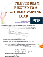 Cantilever Beam Subjected To A Uniformly Varying Load: Bibin Chidambaranathan