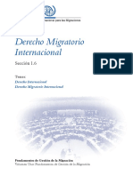 Derecho Migratorio Internacional