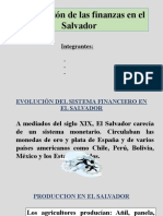 EVolucion Financiera en El Salvador