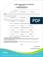 Ficha de Empadronamiento Del Vaso de Leche