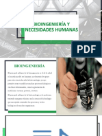 BIOINGENIERÍA y Necesidades Humanas