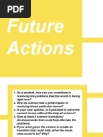 STS - Future Actions