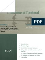 Presentation L'Homme Et L'animal Final