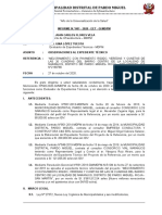 INFORME N 001 OB Del Proyecto 26 Cuadras Pavimento