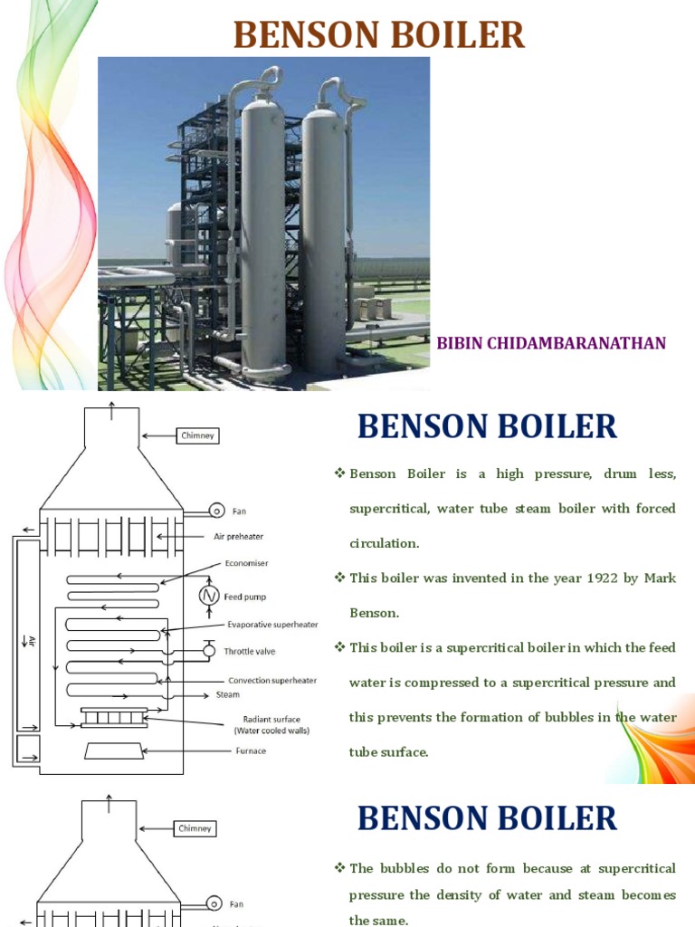Benson Boiler PDF Boiler Steam