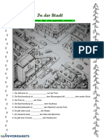 In Der Stadt: Erg Änze Mit An (2X), Auf, Hinter, Über, Unter, Gegenüber, Zwischen, in