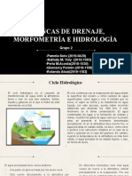 Cuencas de Drenaje, Morfometría e Hidrología