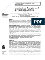 Communication, Dialogue and Project Management: Ijmpb 8,4