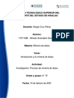 Investigación -  Proceso de minería de datos_Alfredo Avendaño Serrano