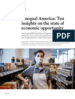 Unequal America Ten Insights On The State of Economic Opportunity