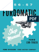 1956-1957 Fordomatic Transmissions