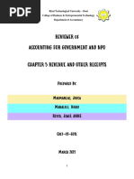 Reviewer of Accounting For Government and Npo Chapter 5 Revenue and Other Receipts