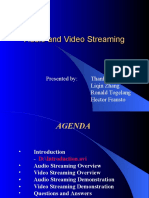 Audio and Video Streaming Presentation
