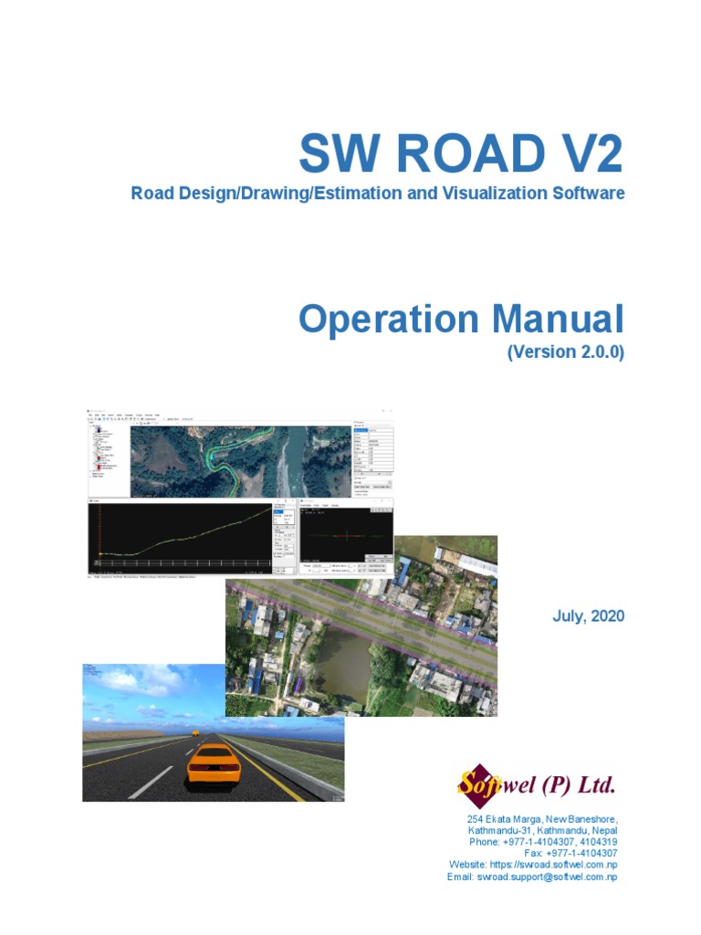 SW Road V2: Operation Manual | PDF | Menu (Computing) | Road