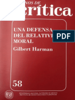 Harman Relativismo Moral