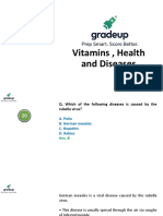 Vitamins, Health and Diseases
