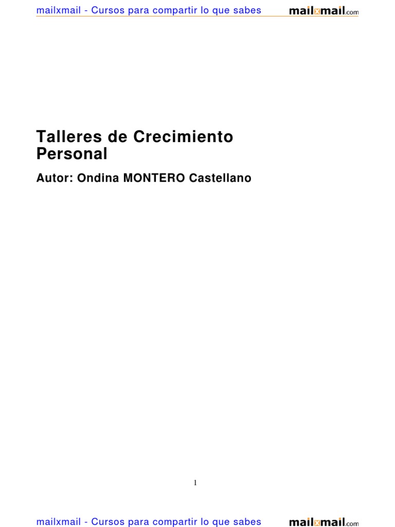 Talleres Crecimiento Personal 11378 Completo | PDF | Baal Shem Tov | Perdón