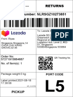 Track your Lazada order with this number