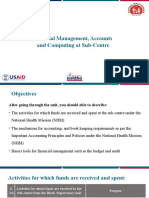 M1. B5. U5. FInancial Managment, Accounts & Computing at SC