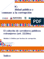 3.6 El Cohecho Con Servidores Públicos Extranjeros - Javier Cruz