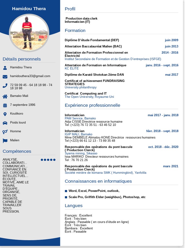 CVVVV | PDF | Mali | Informatique