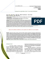 Climate Change Impacts On Agriculture Sector: A Case Study of Pakistan