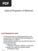 Optical Properties of Materials