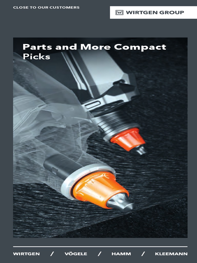 Wirtgen Catalogue Picks GB | PDF | Wear | Steel