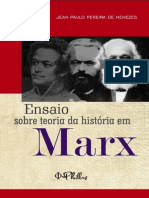 Ensaio Sobre Teoria Da História Em Marx - Jean Paulo Pereira de Menezes