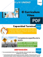 04 Diapositivas CV II El Curriculum Vitae