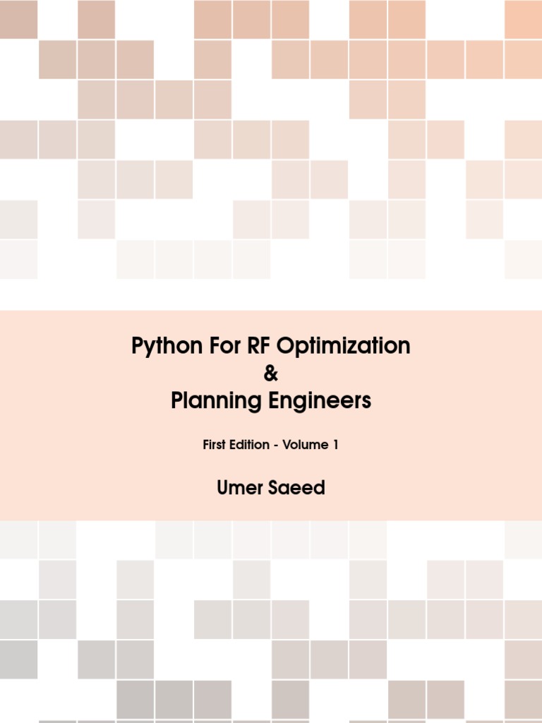 Python For RF Optimization Planning Engineers | PDF | License | Input ...