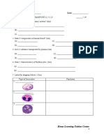 Name: - Date: - Quiz 1 Chapter 1 Transport (1.1-1.2) - / 50