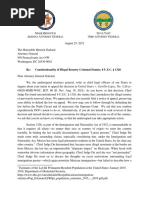 20 AGs Letter To Garland On Illegal Re-Entry