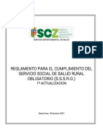 REGLAMENTO SSSRO - SEDES Actualización 2021 PDF