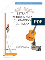 Letra y acordes para charango y guitarra: Nostalgia y Basta corazón