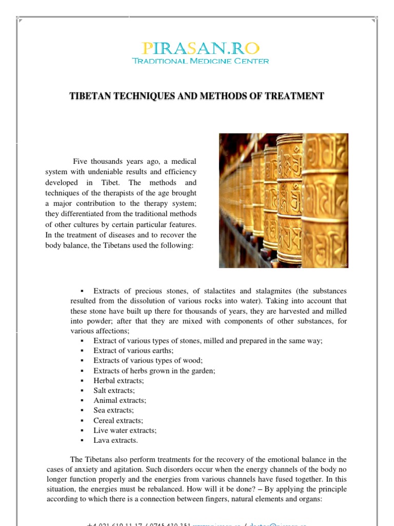 Tibetan Healing Techniques Explained | PDF | Herbalism | Alternative ...