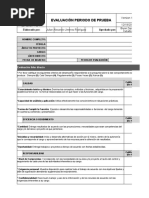 Evaluación Desempeño Periodo de Prueba | PDF | Gestión del talento ...