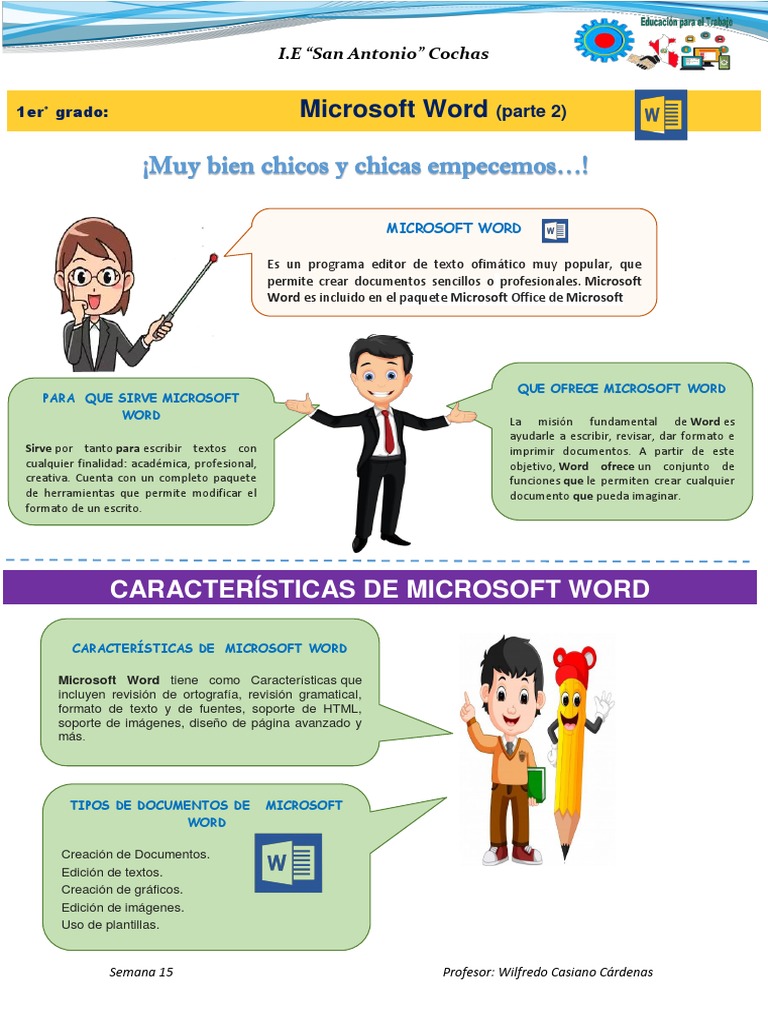 Microsoft Word Semana 16 Parte 2 | PDF | Microsoft Word | Microsoft