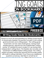 Hands-On Bookmarks: Freebie