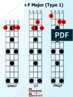 7 Bass Chord Pro ii-V-I Chart