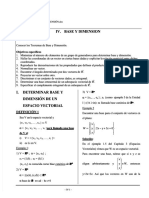 PDF Algebra Lineal Base y Dimension