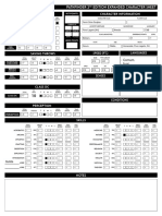 Ability Scores Character Information: Pathfinder 2 Edition Expanded Character Sheet